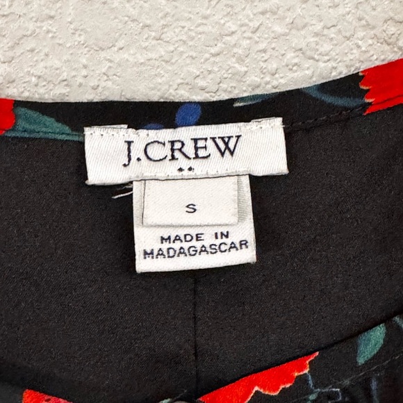 J. Crew Pink and Red Flutter Sleeve Mini Dress - Picture 3 of 6